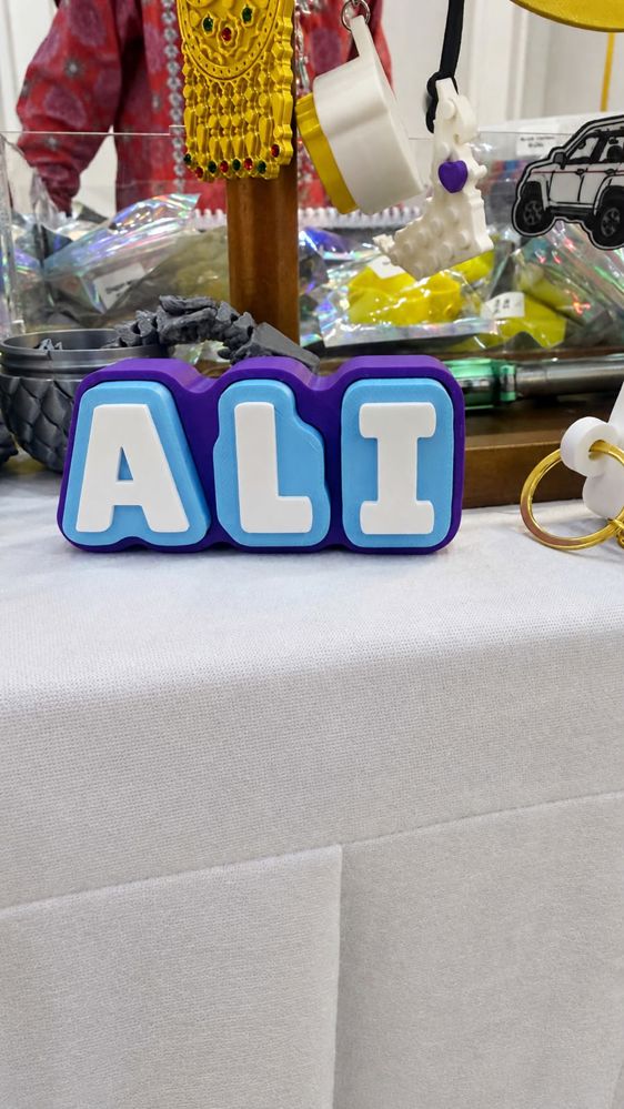 Customized 3d Printed Name Clicker_thumbnail_4